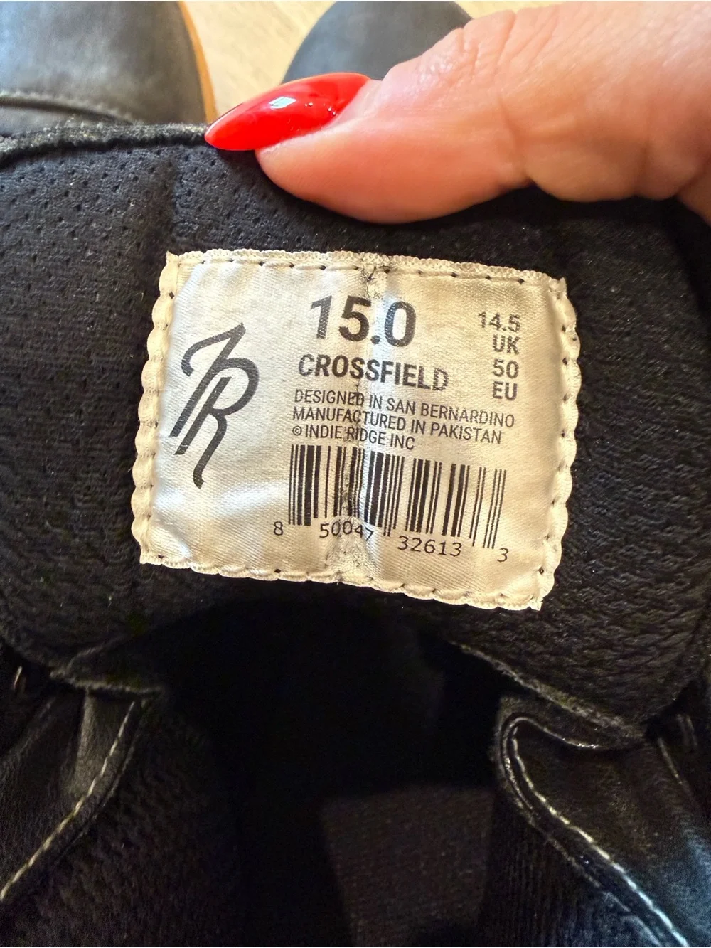 Men’s Crossfield Indie Ridge Black Riding Boots